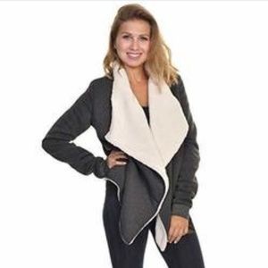 Angelina Sherpa lined cardigan Sz 3x(runs small)